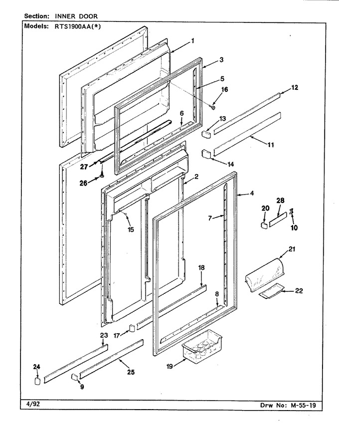 Diagram for RTS1900AAL (BOM: CH51A)