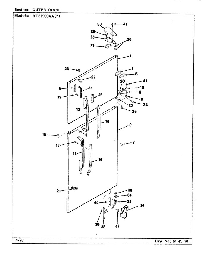 Diagram for RTS1900AAW (BOM: CH51A)