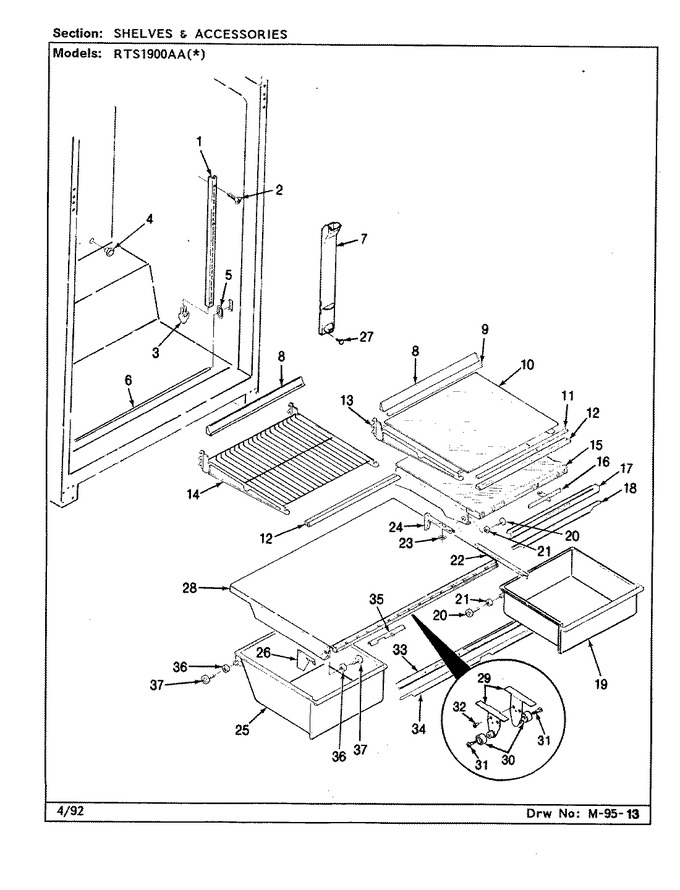 Diagram for RTS1900AAW (BOM: CH51A)