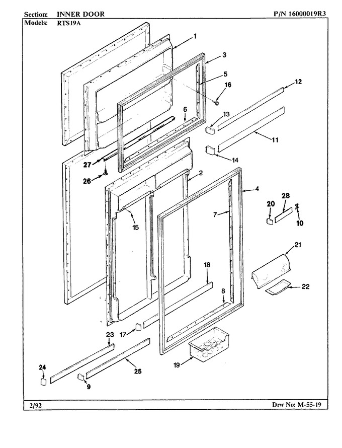 Diagram for RTS19A (BOM: AH51A)