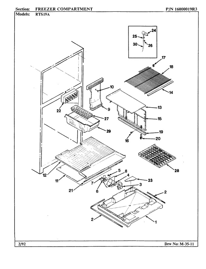 Diagram for RTS19A (BOM: AH51E)