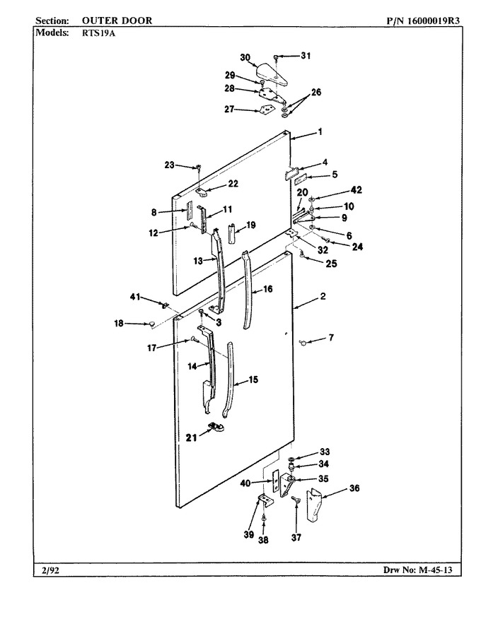 Diagram for RTS19A (BOM: AH51D)