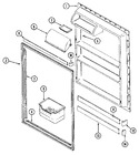 Diagram for 05 - Fresh Food Inner Door