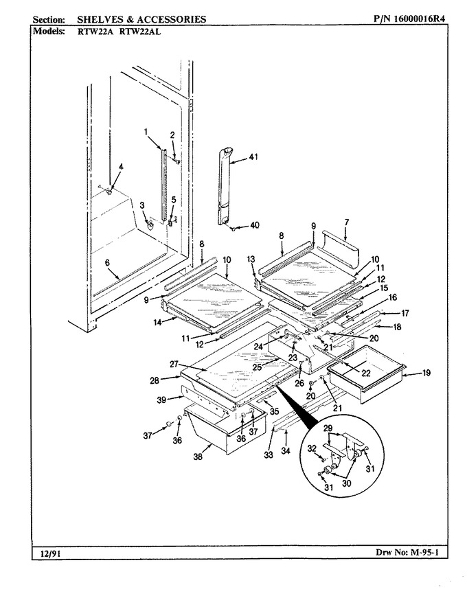 Diagram for RTW22AL (BOM: BH90B)
