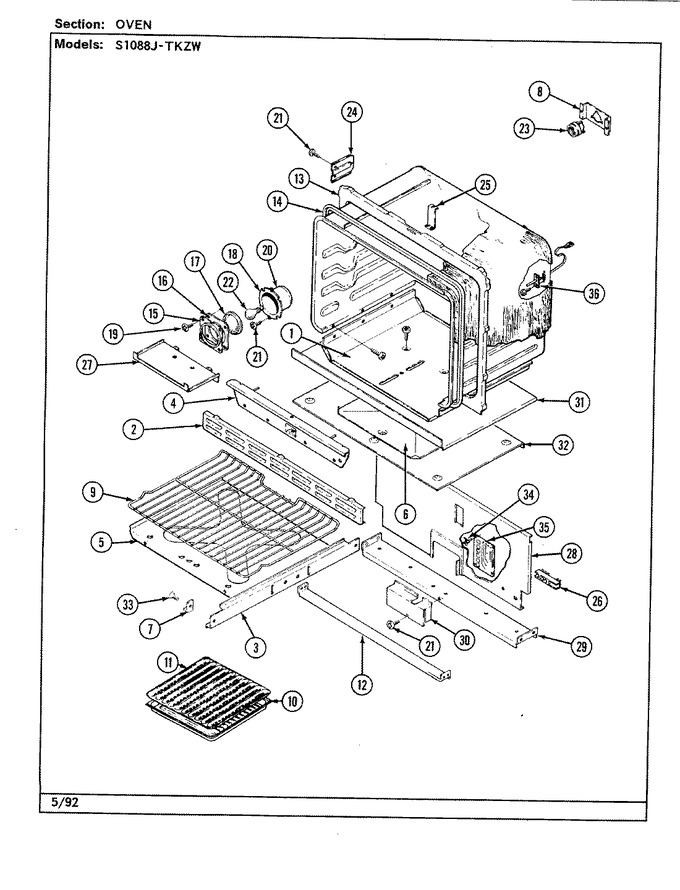 Diagram for S1088J-TKZW