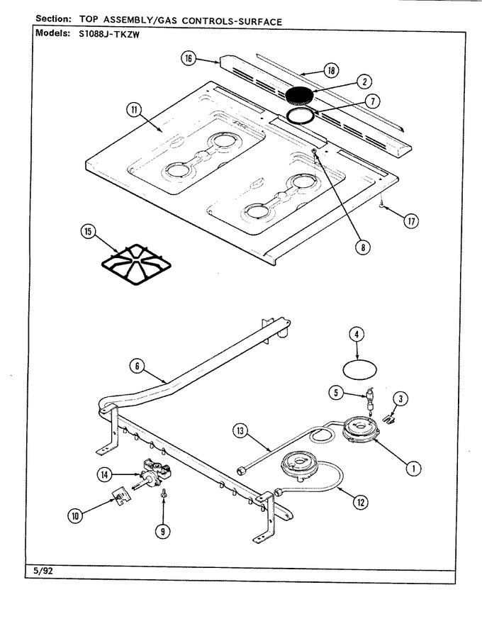 Diagram for S1088J-TKZW