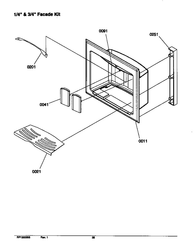 Diagram for S148DA03 (BOM: P1305601W)