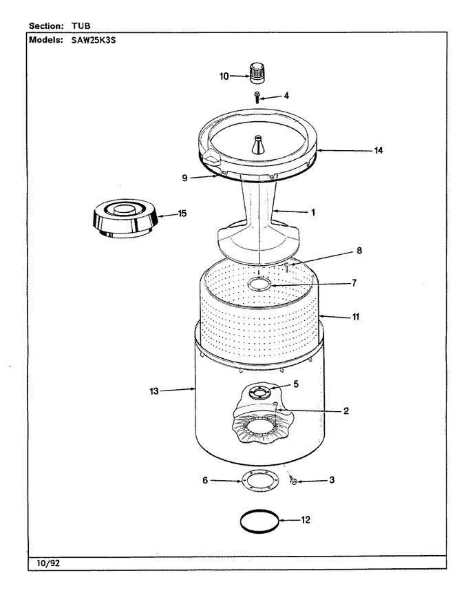 Diagram for SAW25K3S