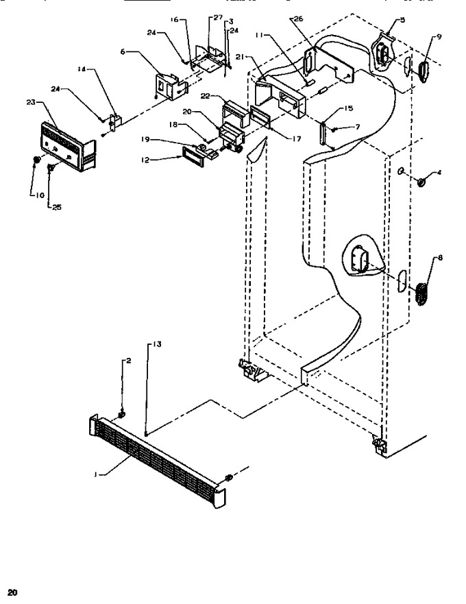 Diagram for SR520SW (BOM: P1183001W W)