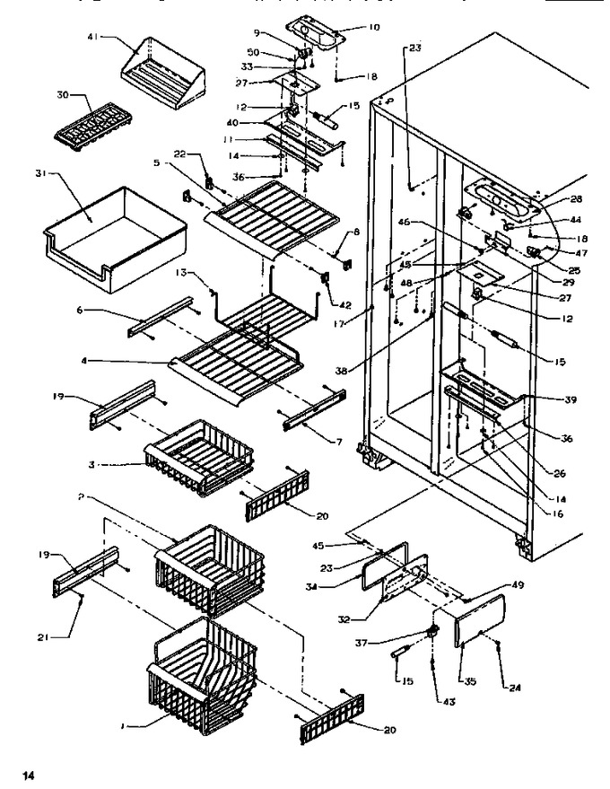 Diagram for SB520SW (BOM: P1185001W W)