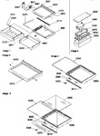 Diagram for 12 - Shelves, Deli, & Crisper Assy & Accs