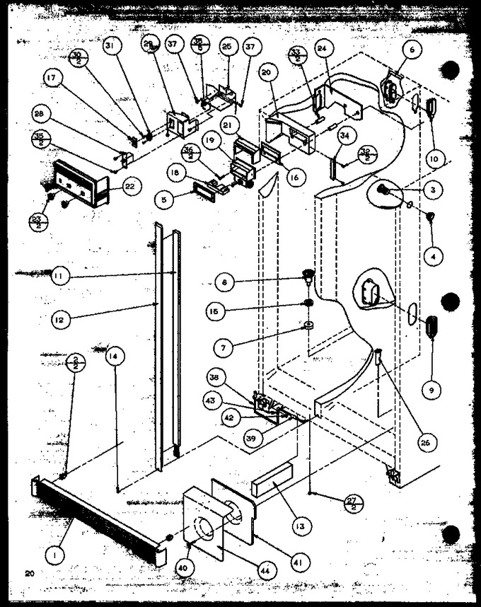 Diagram for SBI20MW (BOM: P1120102W W)