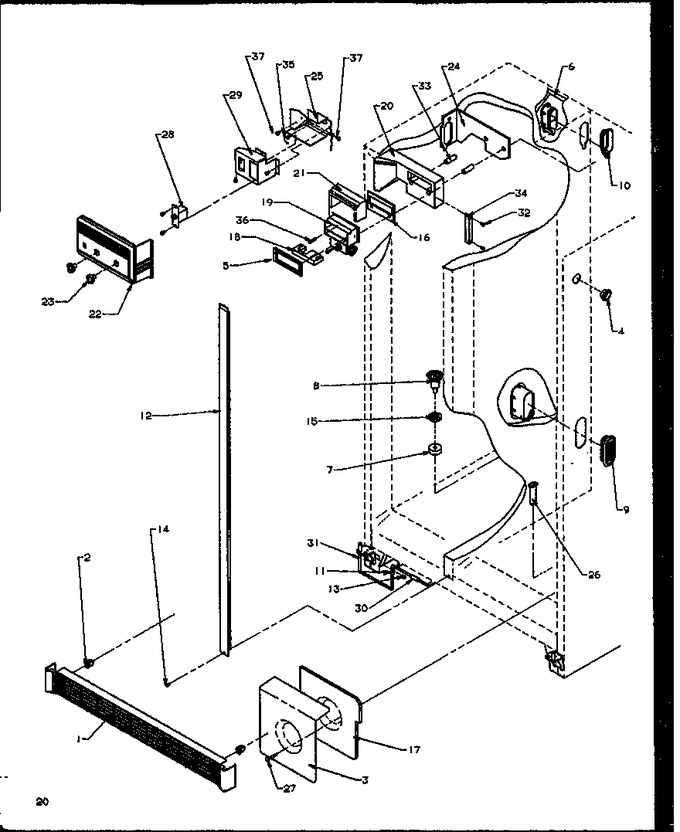 Diagram for SBI20NE (BOM: P1162902W E)