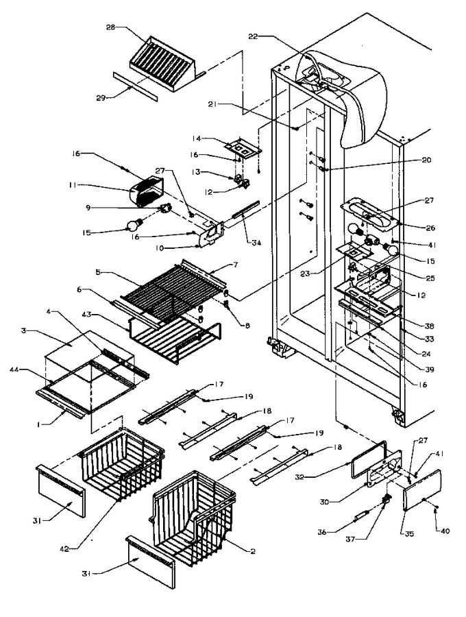 Diagram for SBD20Q2E (BOM: P1162512W E)