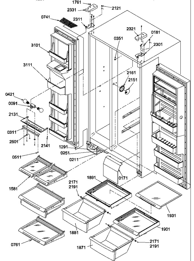 Diagram for SBDE20S4SW (BOM: P1190903W W)