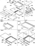 Diagram for 12 - Shelves, Deli, And Crisper Assemblies
