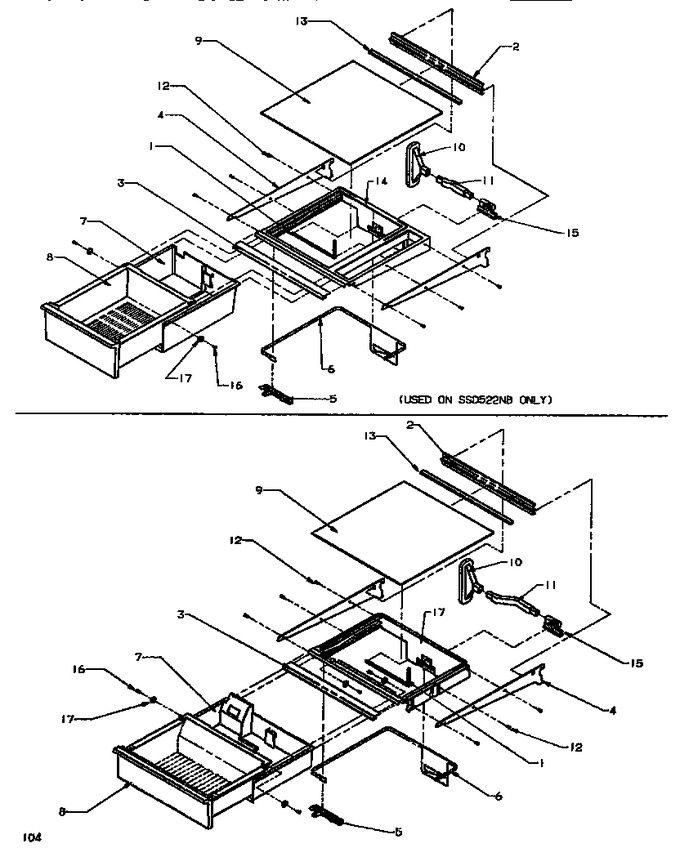 Diagram for SXD520NW (BOM: P1181101W W)