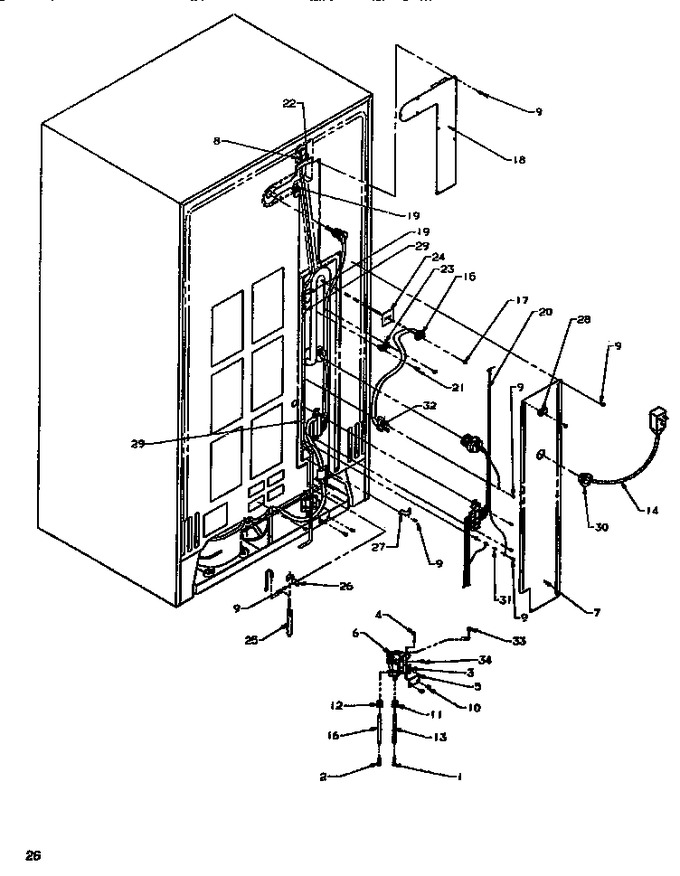 Diagram for SRDE520SBW (BOM: P1183102W W)