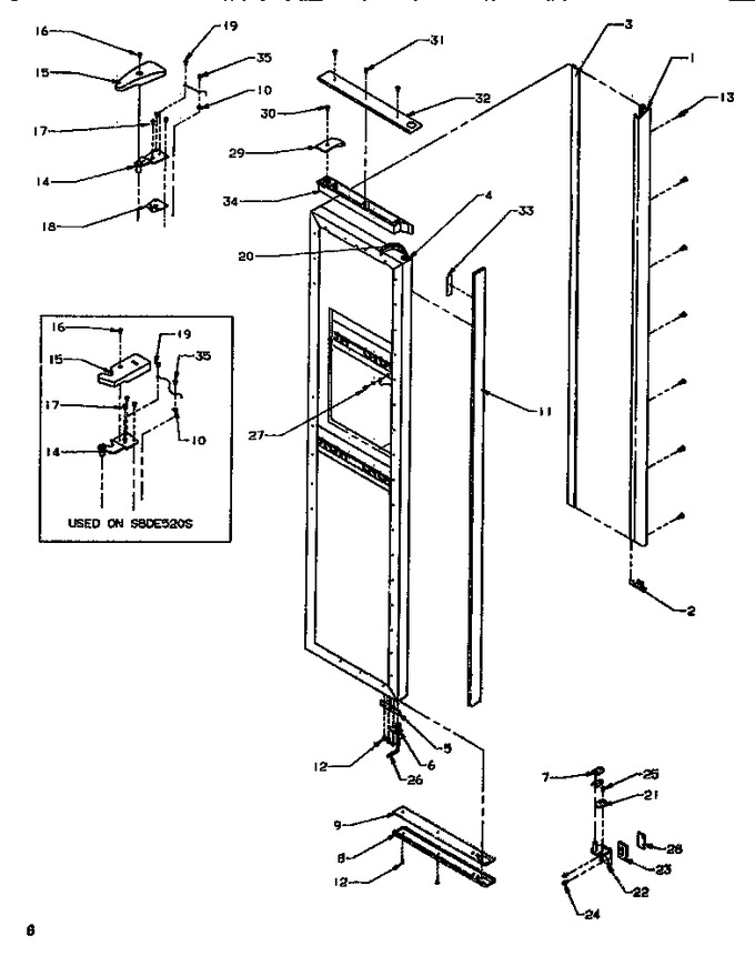 Diagram for SBDE520SW (BOM: P1185201W W)