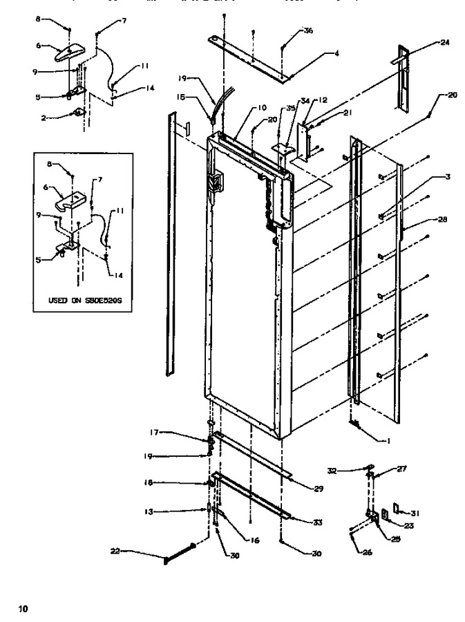 Diagram for SBDE520SW (BOM: P1185201W W)