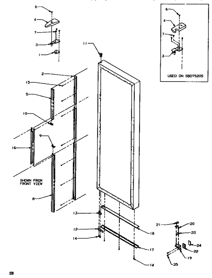Diagram for SBDT520SW (BOM: P1185101W W)