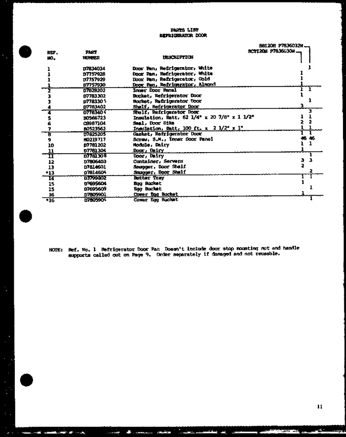 Diagram for SCTI20H (BOM: P7836030W)