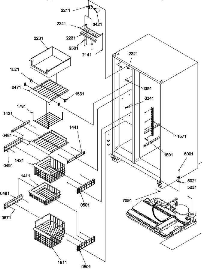Diagram for SBI20S2W (BOM: P1190703W W)