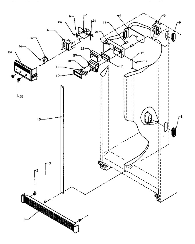 Diagram for SRI25S2L (BOM: P1194001W L)