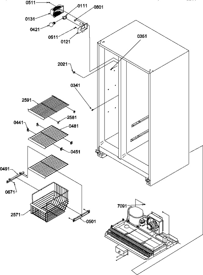 Diagram for SCD22TBW (BOM: P1303515W W)