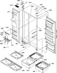 Diagram for 11 - Ref/fz Shelves, Lights, And Hinges
