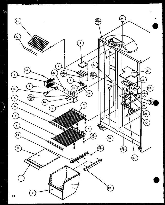 Diagram for SCD25J (BOM: P1116301W)