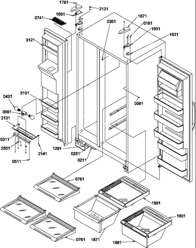 Diagram for SCD25TBL (BOM: P1190428W L)