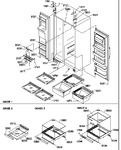 Diagram for 12 - Ref/fz Shelves, Lights, And Hinges