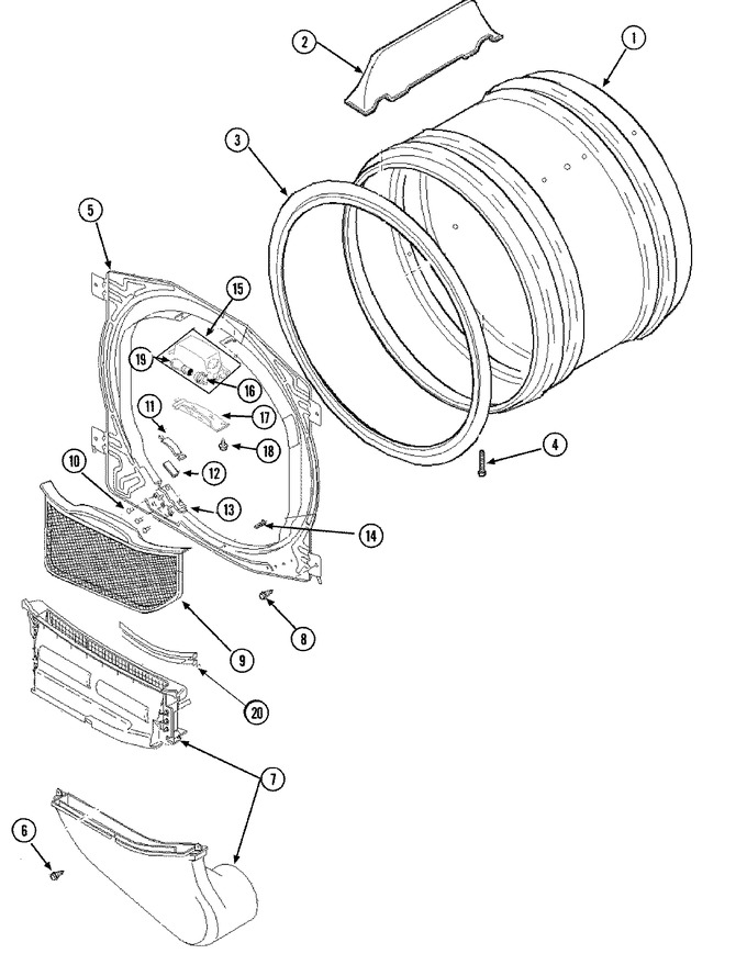Diagram for SDE4606AZW