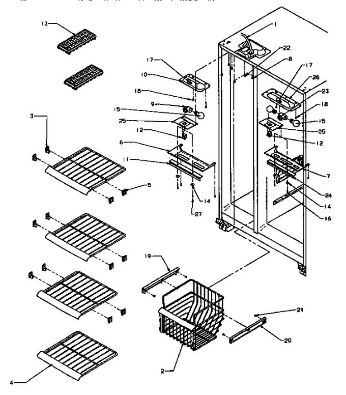 Diagram for SG19SW (BOM: P1193701W W)
