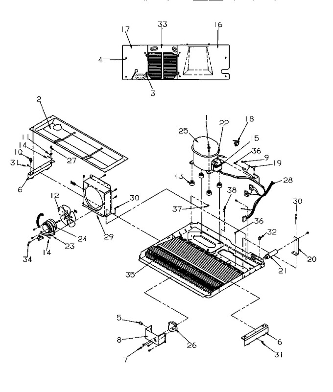 Diagram for SG521SBW (BOM: P1197001W W)