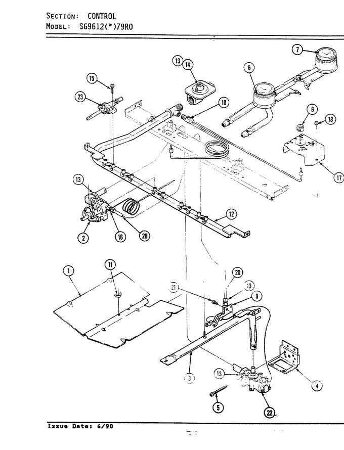 Diagram for SG9612W79RO