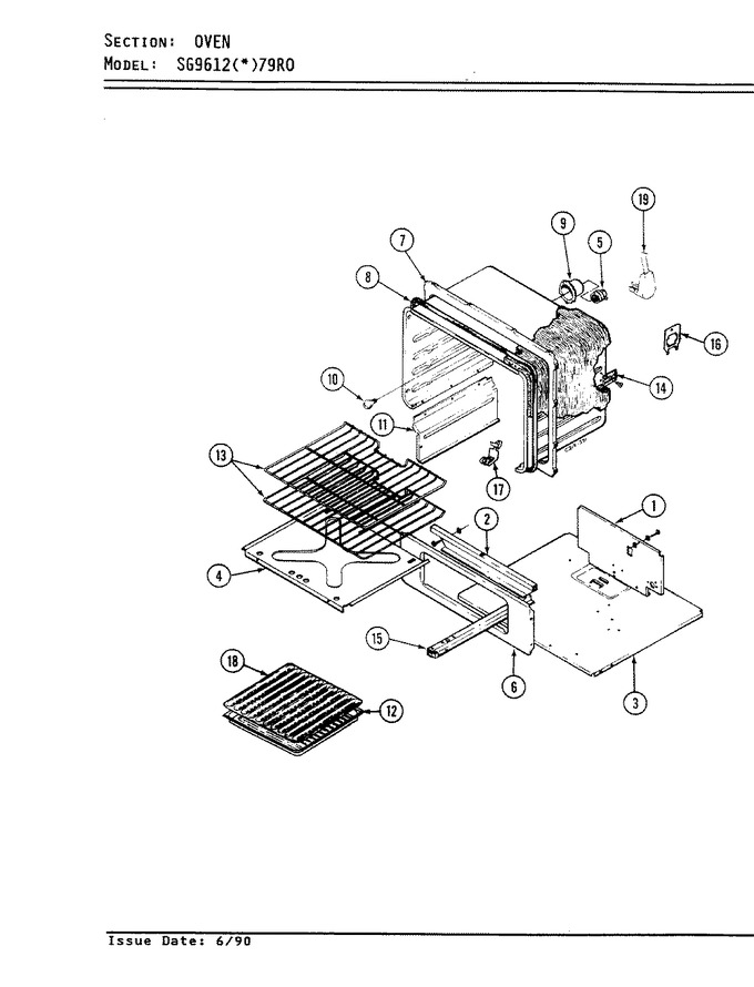 Diagram for SG9612W79RO
