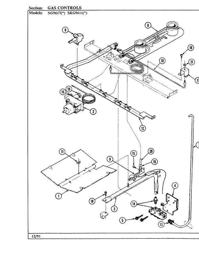 Diagram for SKG9611A540R