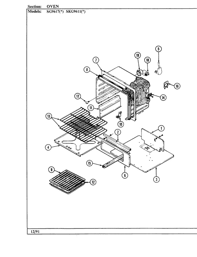 Diagram for SKG9611A540R
