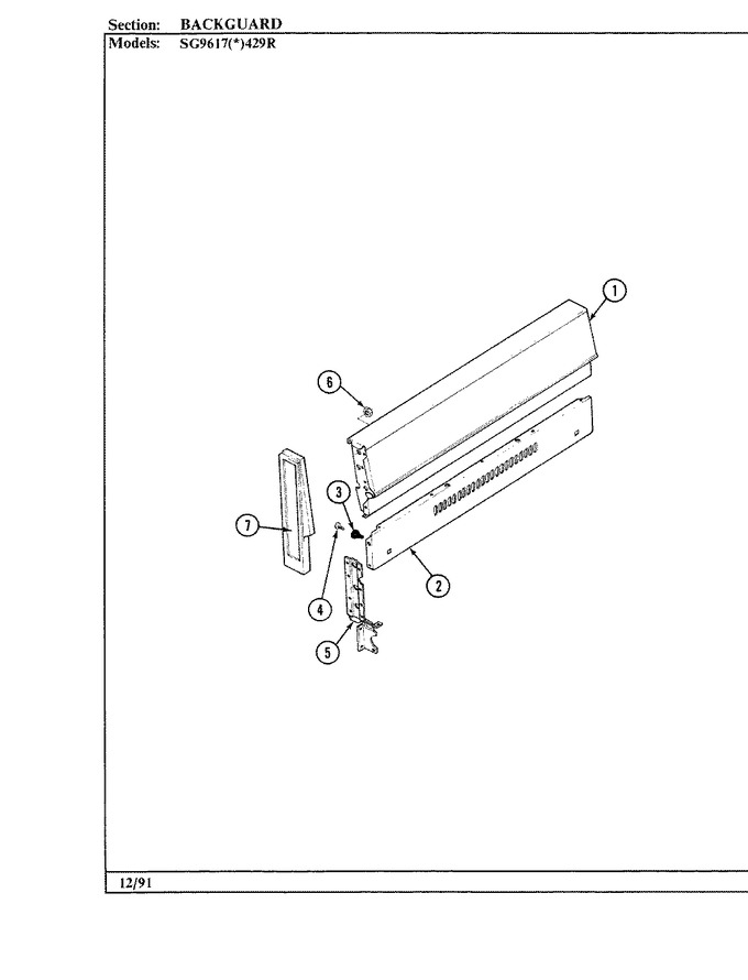 Diagram for SG9617W429R