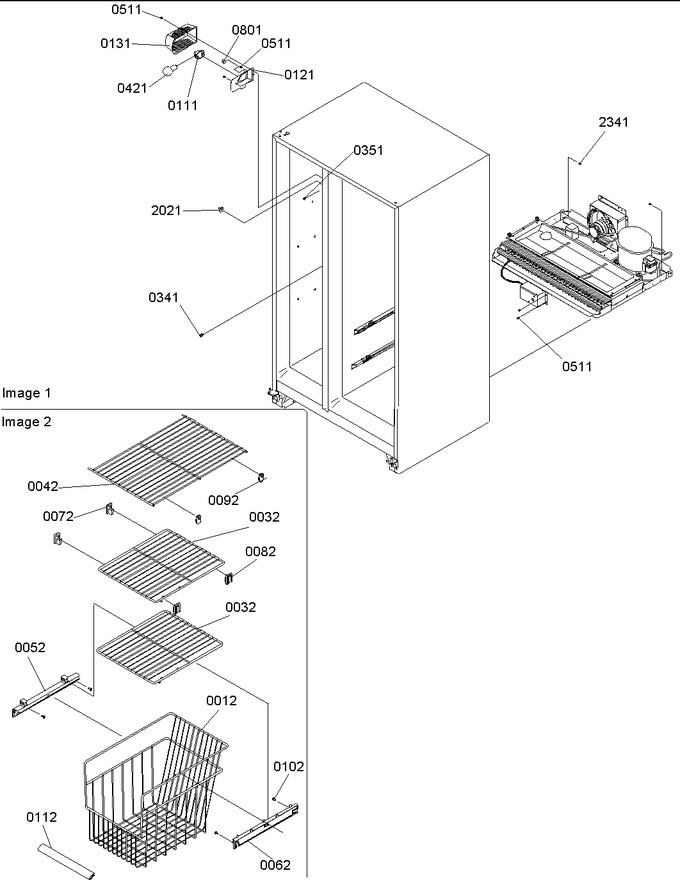 Diagram for SGD26VW (BOM: P1315208W W)
