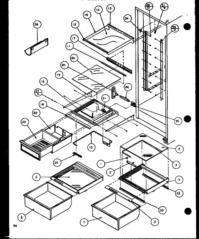 Diagram for SLD22JB (BOM: P1116105W)