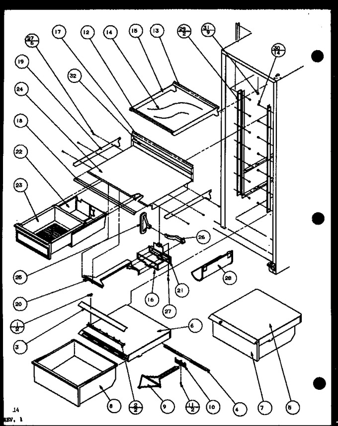 Diagram for SLPD25H (BOM: P7836035W)