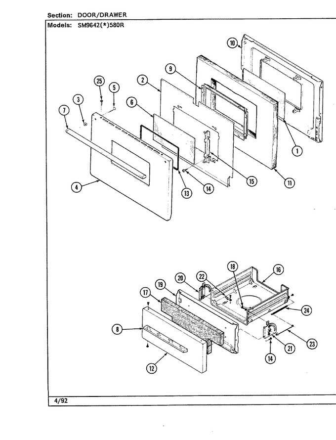 Diagram for SM9642A580R