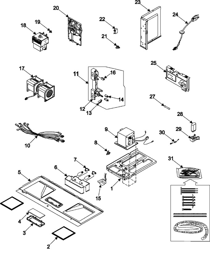 Diagram for SMH4150WD