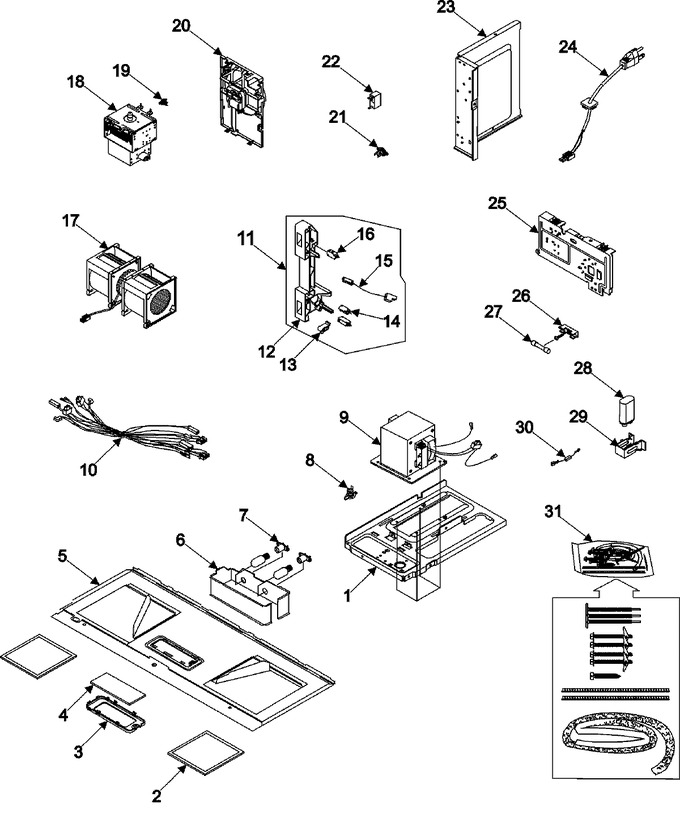 Diagram for SMH6140WB
