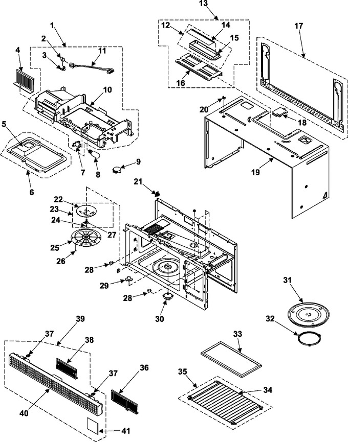 Diagram for SMH7150BE