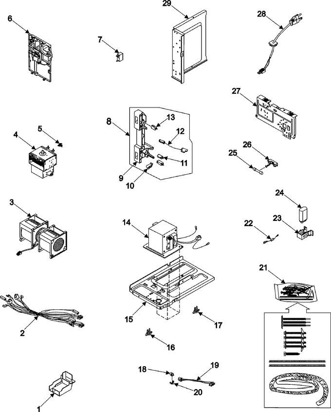 Diagram for SMH7159WC