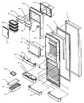 Diagram for 12 - Ref Door